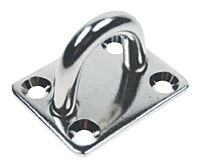 T304 Stainless Steel Formed and Welded Square Pad Eyes