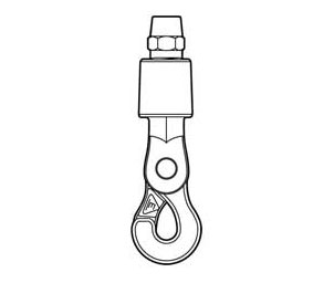 Item # NS-4843, Clevis Fitting with Sister Hook On Lexco Cable