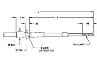 VLD Utility - Cable Output End Fittings (Lower Mount, Right Exit) - 2