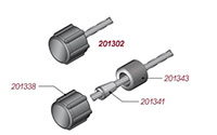 Encapsulated Barrel Anchor Set for 0.5 Inch (in) Strand (201302 and 201343)
