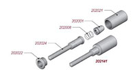1/2 Inch (in) Male Coil Thread Anchor (202141 and 202024)