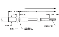 LD Utility - Cable Output End Fittings (Upper Mount, Right Exit) - 2