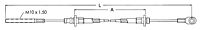 Pull-Only Clutch Cables (CA270-010,CA270-009) - 2