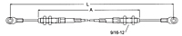 Pull-Only Clutch Cables (CA271-A-L) - 2